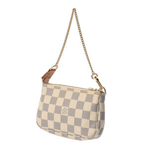 Louis Vuitton Pouch Accessory Pochette Damier Accessoires White Azur